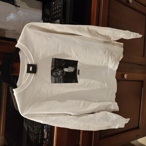 White Graphic Sweatshirt